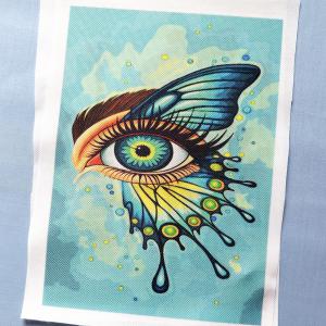 Pillangószem textilpanel választható méretben