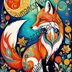 Róka 001 cordura textilpanel választható méretben