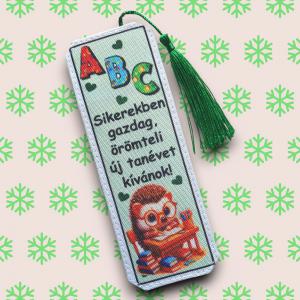 Tanévkezdés Motívációs könyvjelző - Süni fius- Sikerekben gazdag...