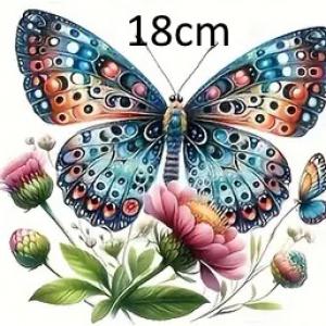 Textilre vasalható minta fólia Pillangó02