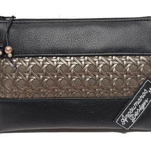 Three items piperetartó neszeszer Fekete - 3D platina elegáns