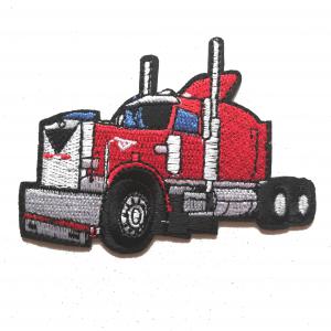 Vasalható varrható hímzett felvarró folt kamion 8,8cm