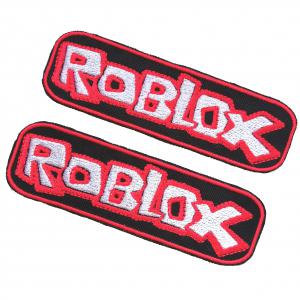 Vasalható varrható hímzett felvarró folt Roblox felirat 11,5cm