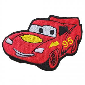 Vasalható varrható hímzett felvarró folt Verdák Villám McQueen 10,5x7cm