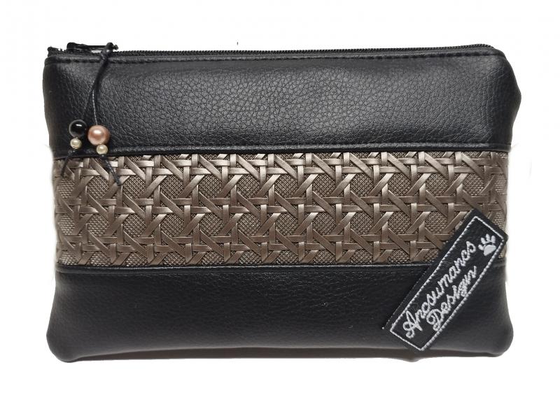 Three items piperetartó neszeszer Fekete - 3D platina elegáns