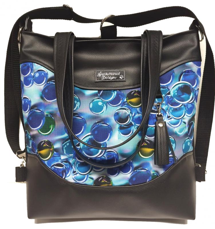 Üveggolyók 4in1 nagy csini univerzális táska hátizsák ívelt