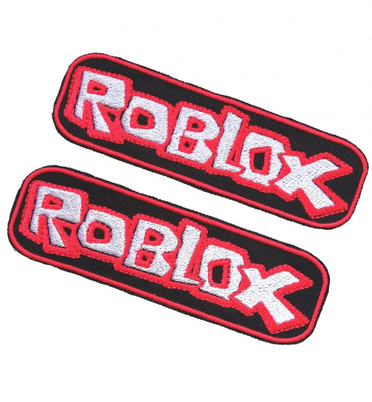 Vasalható varrható hímzett felvarró folt Roblox felirat 11,5cm