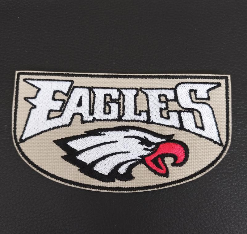 Vasalható varrható hímzett felvarró folt Sas madár felirattal (Eagles) 12x7cm