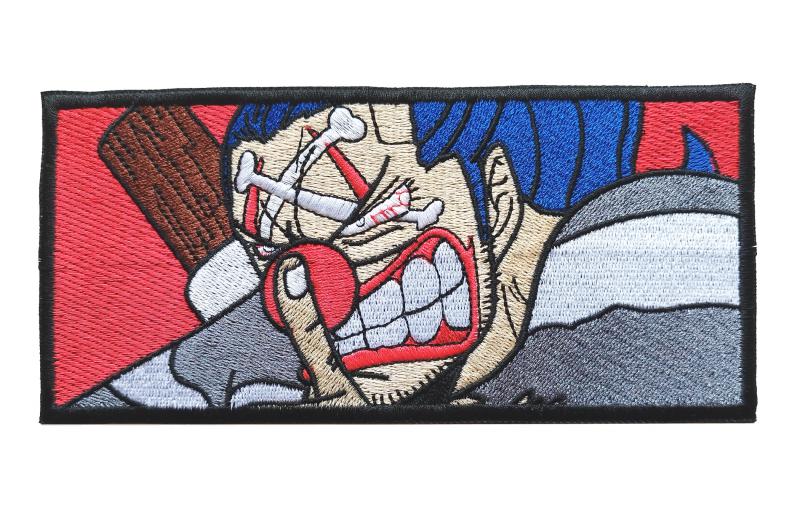 Vasalható varrható hímzett nagy felvarró Captain Buggy , Buggy kapitány 18x8,5cm